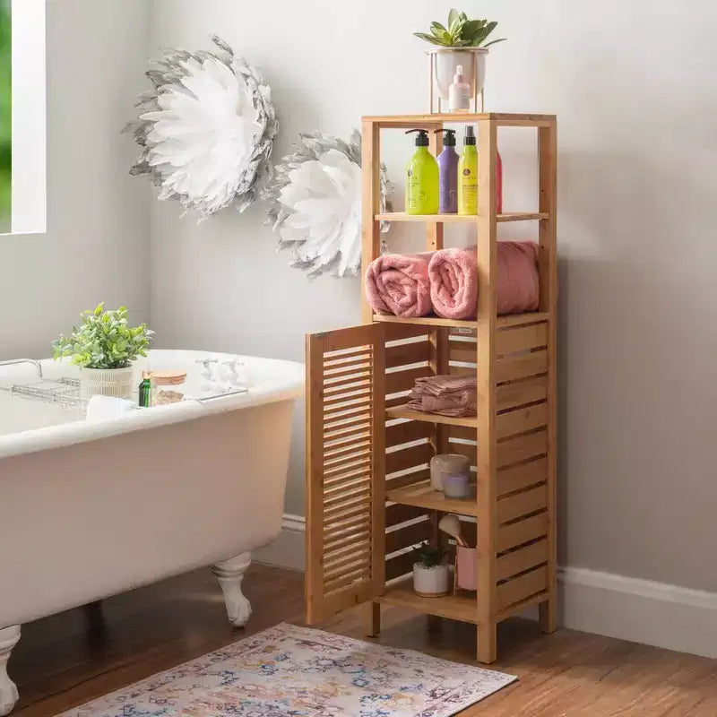 Cabinet semi-haut naturel