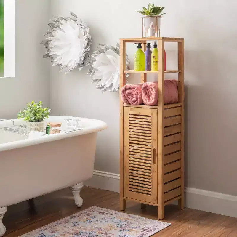 Cabinet semi-haut naturel