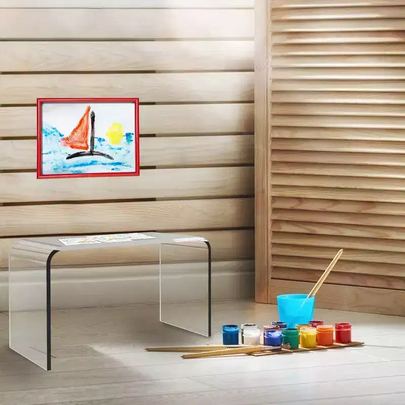 Support de travail en acrylique polyvalent transparent