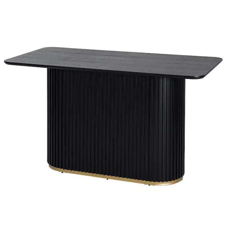 Table de comptoir sur pied en bois de style Mid-Century Modern