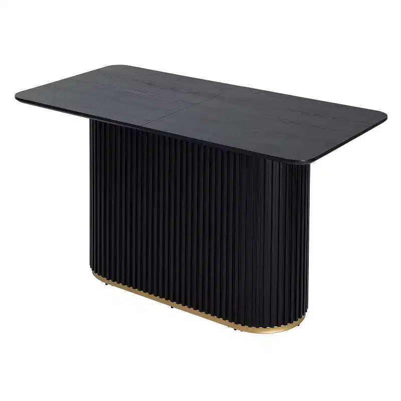 Table de comptoir sur pied en bois de style Mid-Century Modern