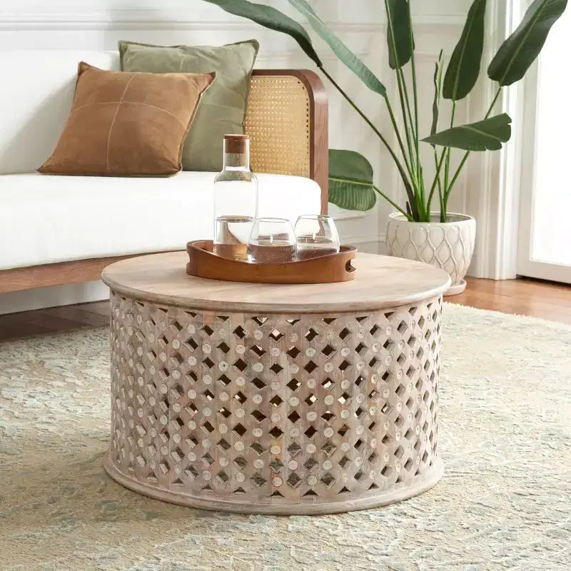 Table basse ronde