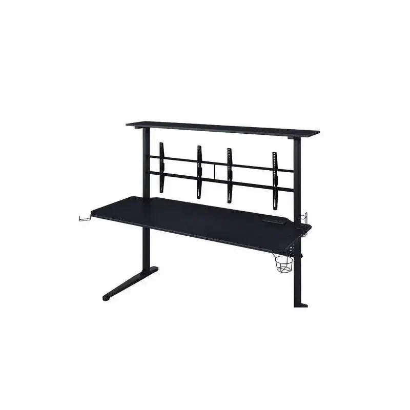 Table de jeu avec port USB, noir