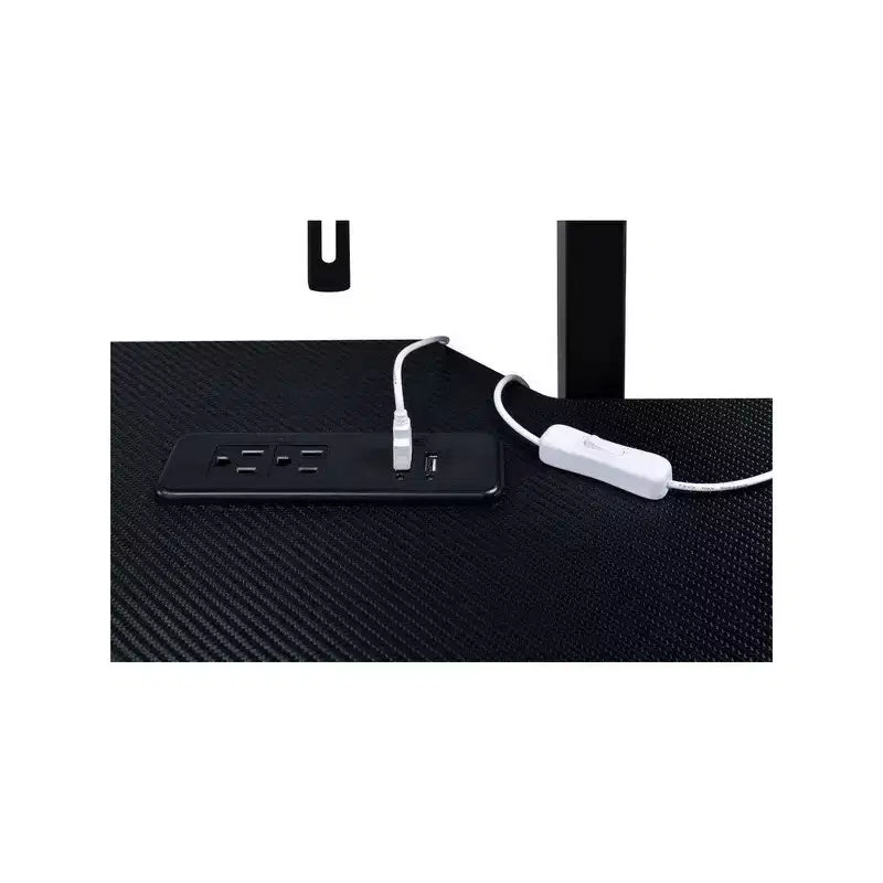 Table de jeu avec port USB, noir