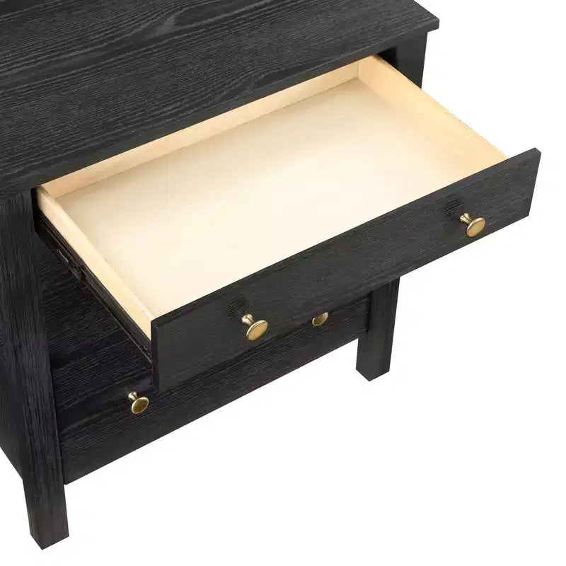 Table de chevet moderne à 2 tiroirs