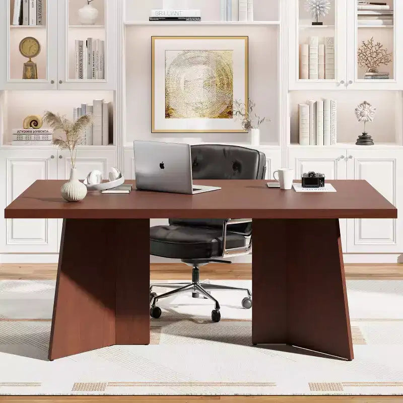 Table à manger pour 6-8 personnes, 160 cm, table de cuisine moderne et longue avec grand plateau