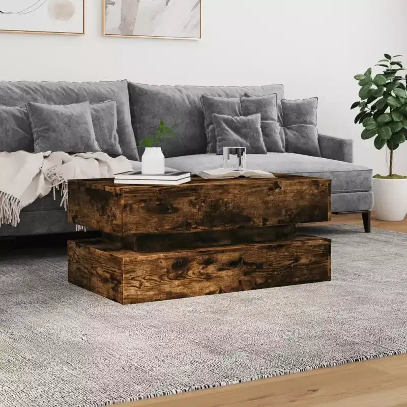 Table basse avec lumières LED, plusieurs styles et tailles disponibles
