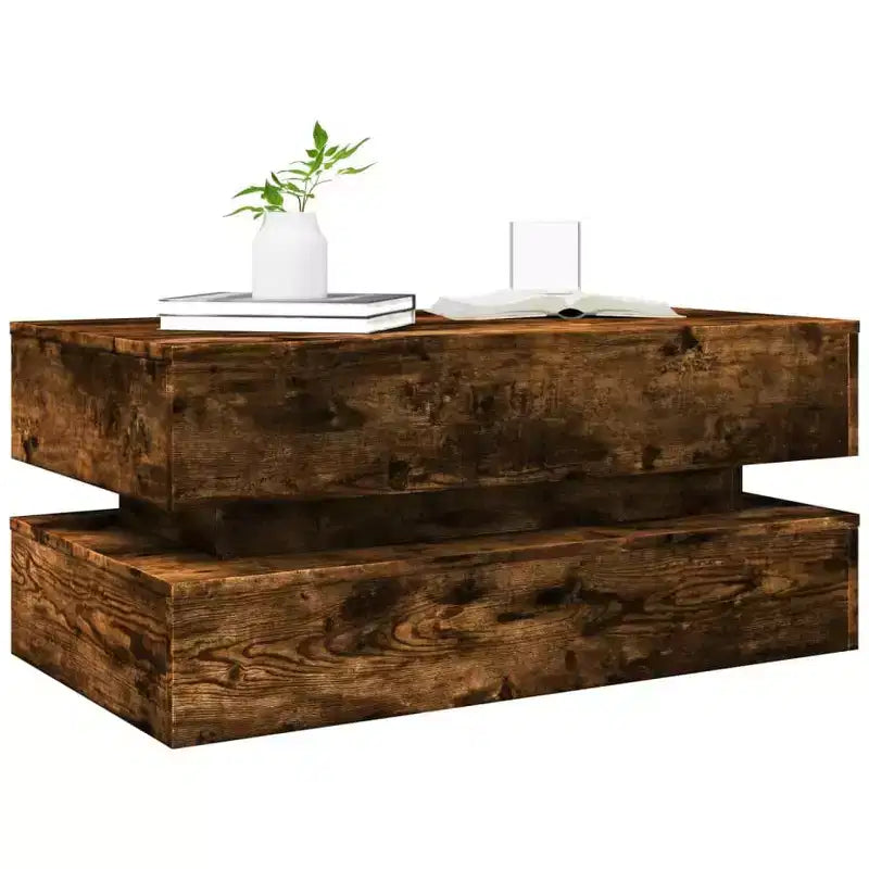 Table basse avec lumières LED, plusieurs styles et tailles disponibles