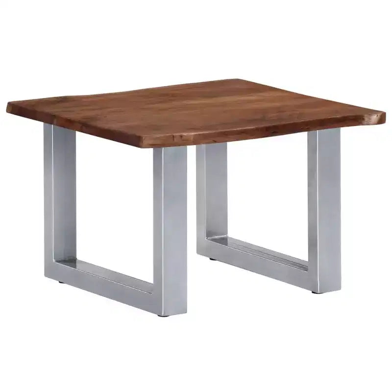 vidaXL End Table Multicolor Solid reclaimed wood top Medium Durable
