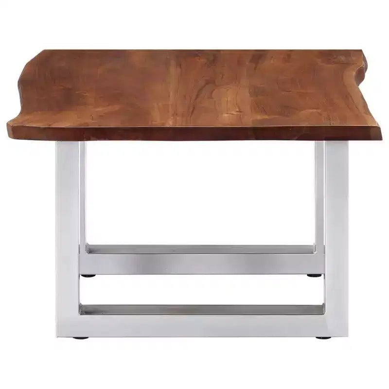 Bout de canapé Dessus en bois massif recyclé multicolore Moyen Durable