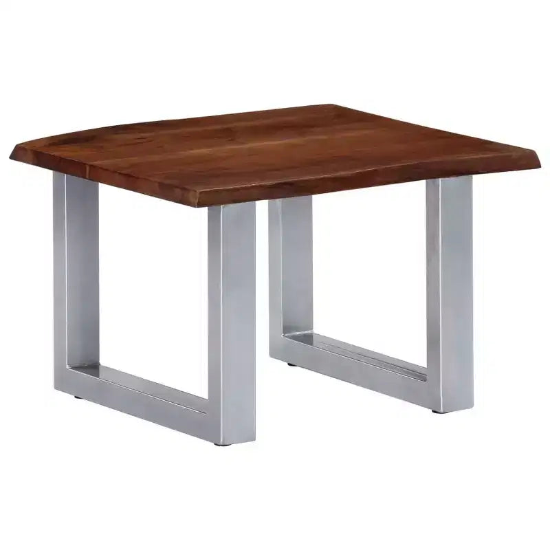 Bout de canapé Dessus en bois massif recyclé multicolore Moyen Durable