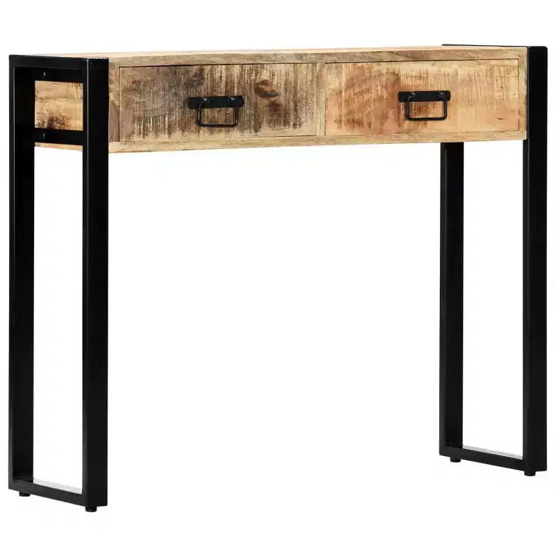 vidaXL Console Table 35.4x11.8x29.5 Solid Mango Wood
