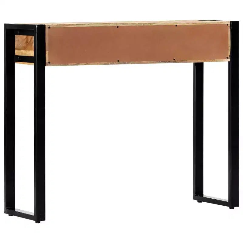 Table console 35,4x11,8x29,5 cm en bois de manguier massif