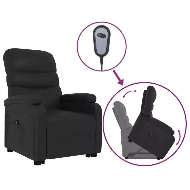Fauteuil relax électrique inclinable pour Home Cinéma en similicuir