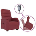 vidaXL Recliner Electric Leisure Recliner for Home Theater Cinema Faux Leather