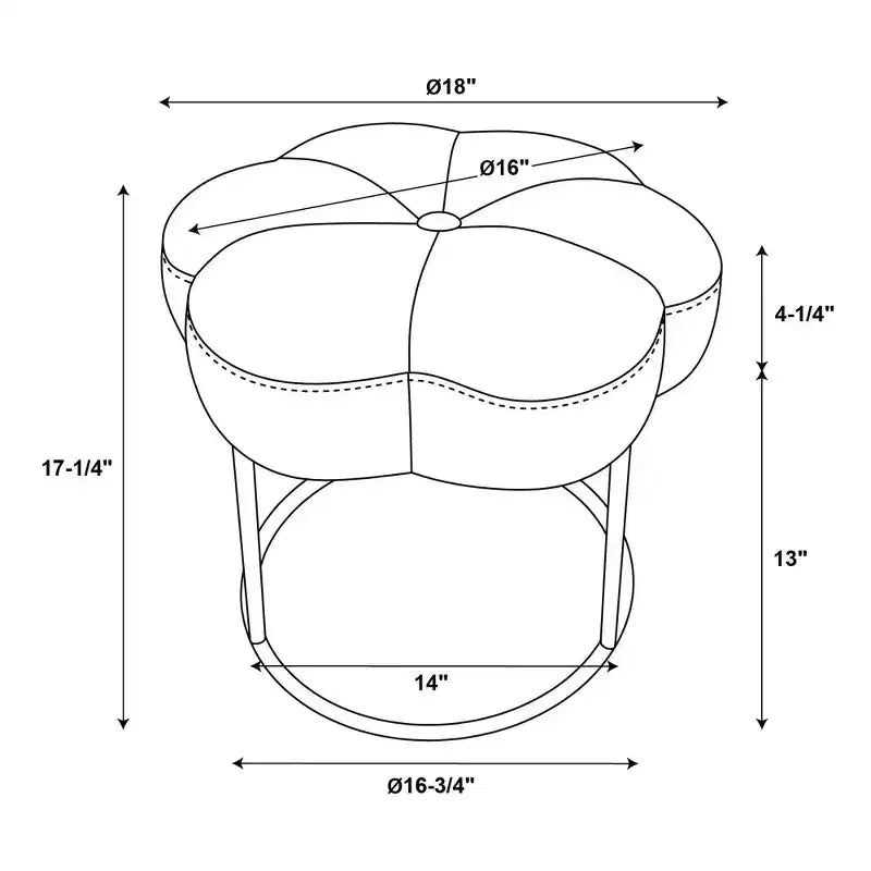 Tabouret de courtoisie Accent
