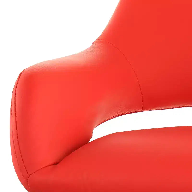 Tabouret de bar réglable en similicuir