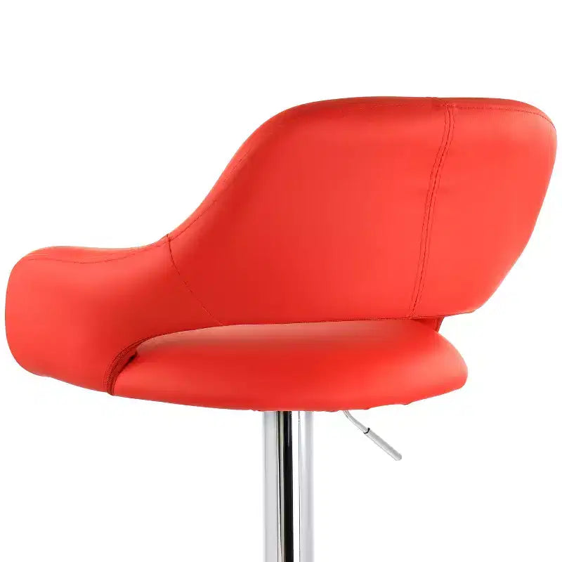 Tabouret de bar réglable en similicuir