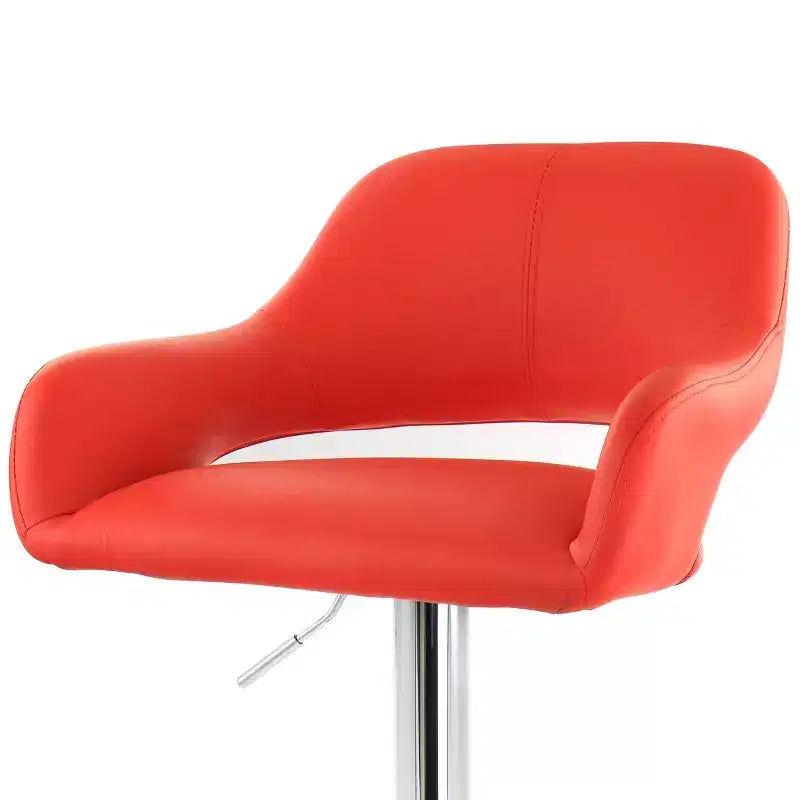 Tabouret de bar réglable en similicuir