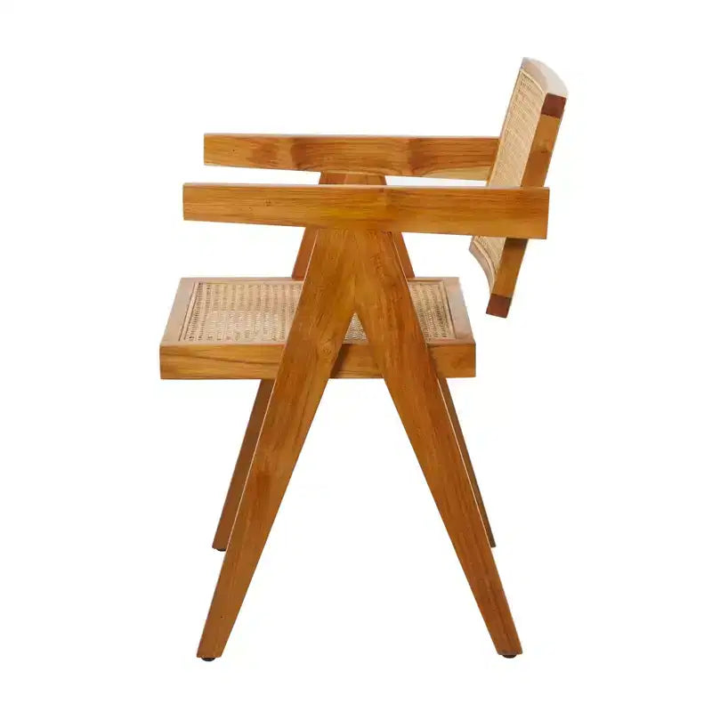 Fauteuil d'appoint moderne en bois de teck