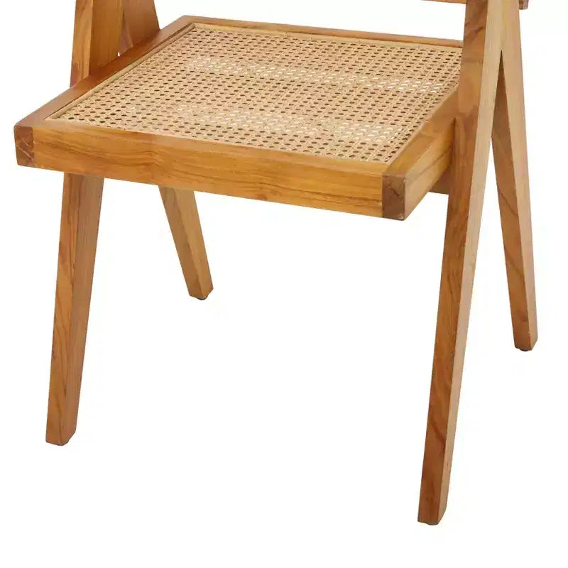 Fauteuil d'appoint moderne en bois de teck