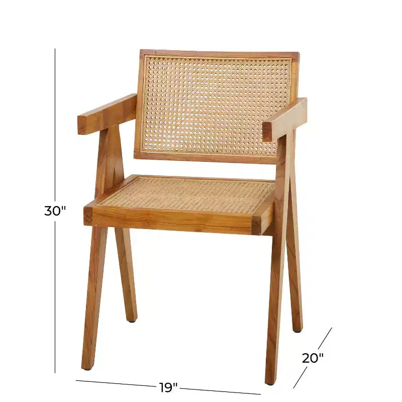 Fauteuil d'appoint moderne en bois de teck