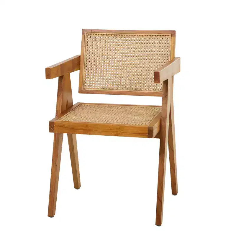 30 x 20 Modern Teak Wood Accent Chair - Olivia & May