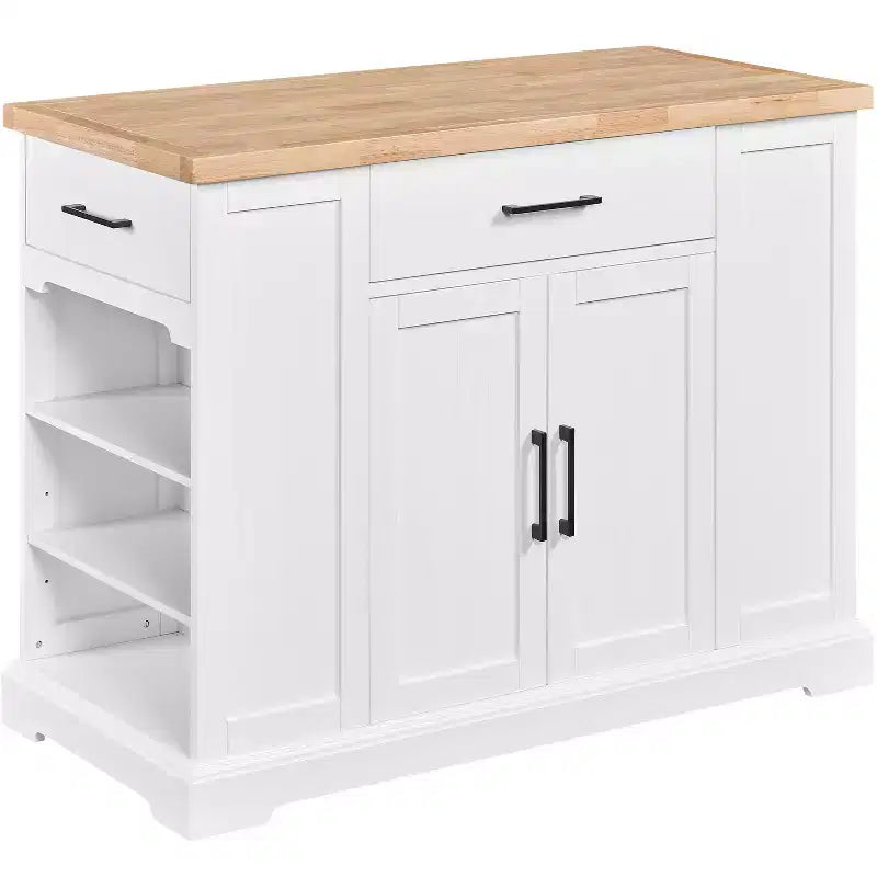 Îlot de cuisine en bois Meuble de rangement moderne avec tiroir